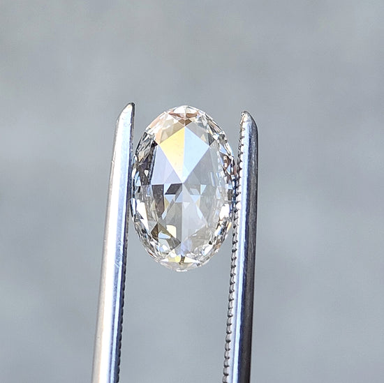 .74ct Oval Rose Cut Lab Diamond G/VS1