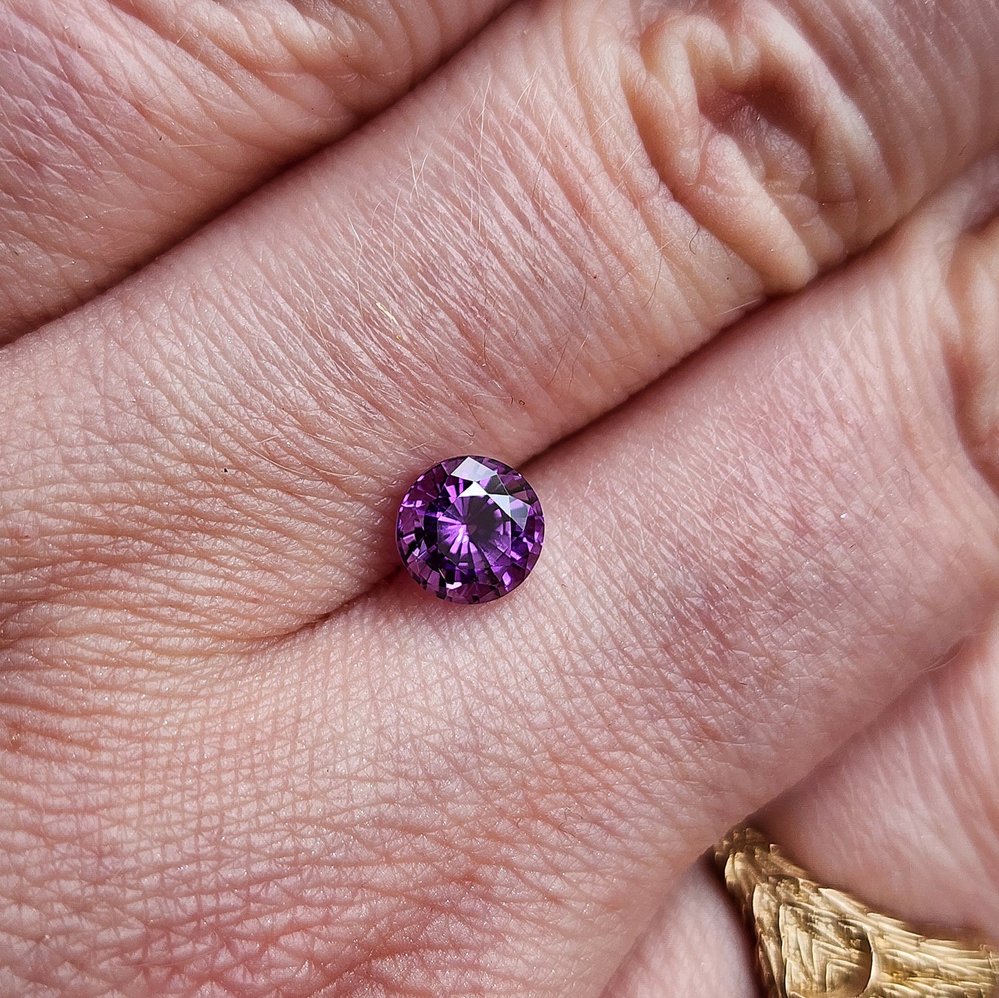 Round Cut Chatham Purple Sapphire- For Build Your Own Pieces