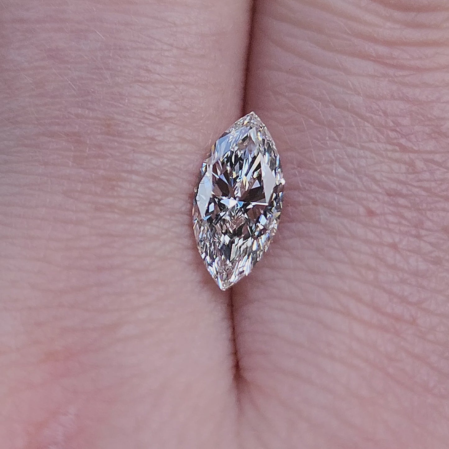 Load and play video in Gallery viewer, 1.33ct Marquise Cut Lab Diamond G/VS1
