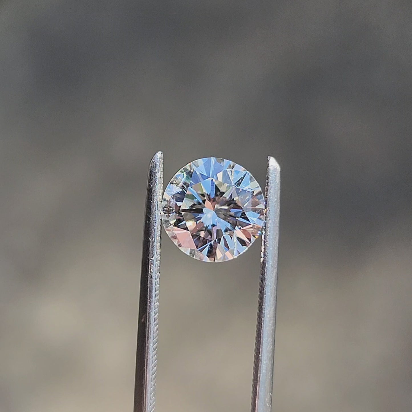 1.24ct H/VS Natural Diamond Antique Round Brilliant Transition Cut