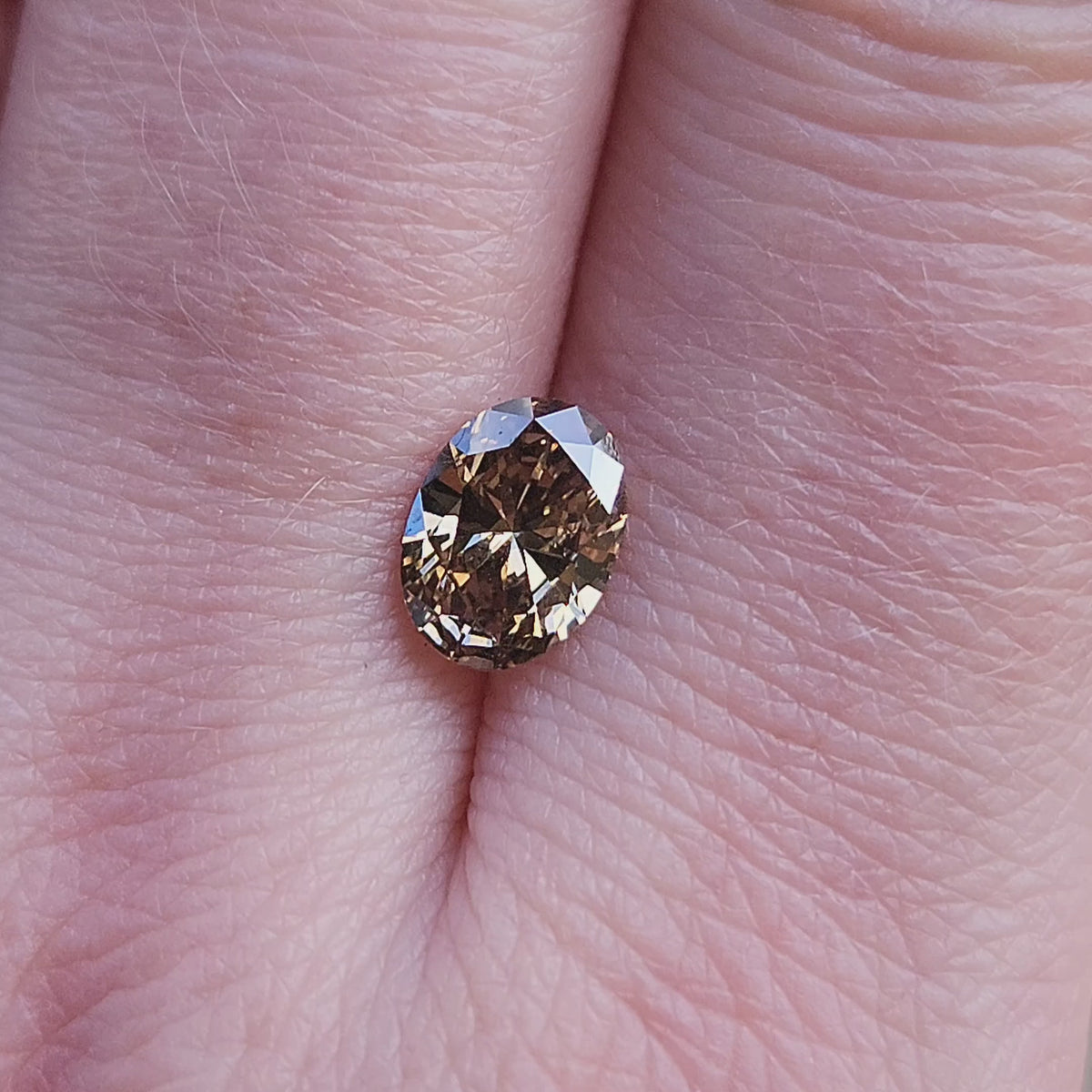 1.25ct Natural Champagne Diamond Oval – Swank Metalsmithing