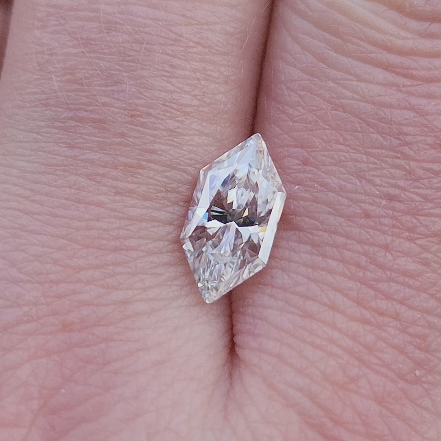 Load and play video in Gallery viewer, 1.74ct Moissanite Elongated Hexagon
