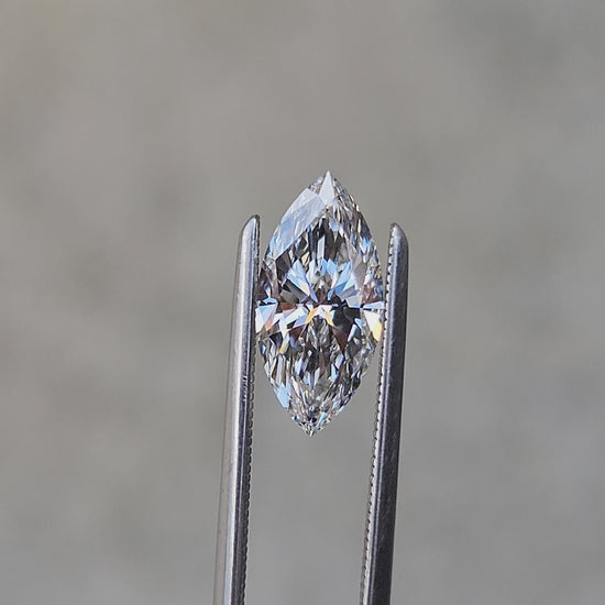 Load and play video in Gallery viewer, 1.33ct Marquise Cut Lab Diamond G/VS1

