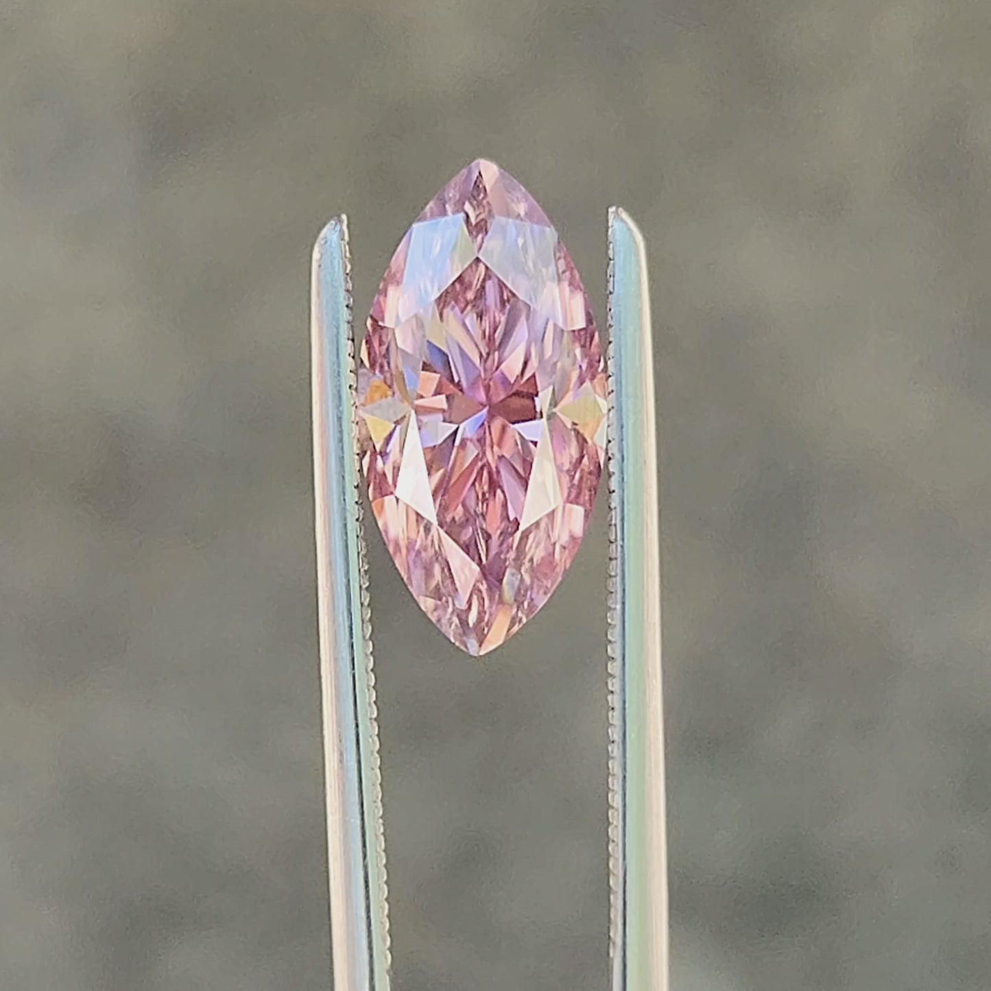 1.89ct Soft Pink Moissanite Marquise 12x6mm