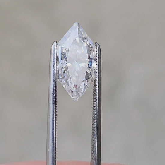 Load and play video in Gallery viewer, 1.74ct Moissanite Elongated Hexagon
