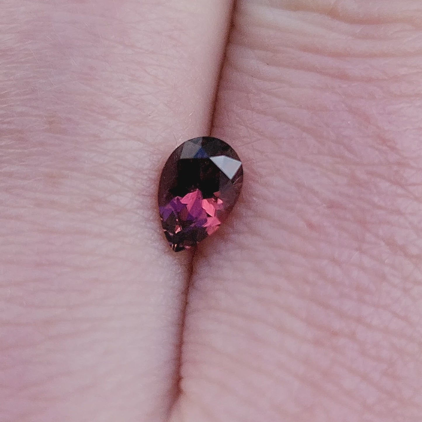 Load and play video in Gallery viewer, .78ct Natural Rubellite Tourmaline - Pink with Purple Spots
