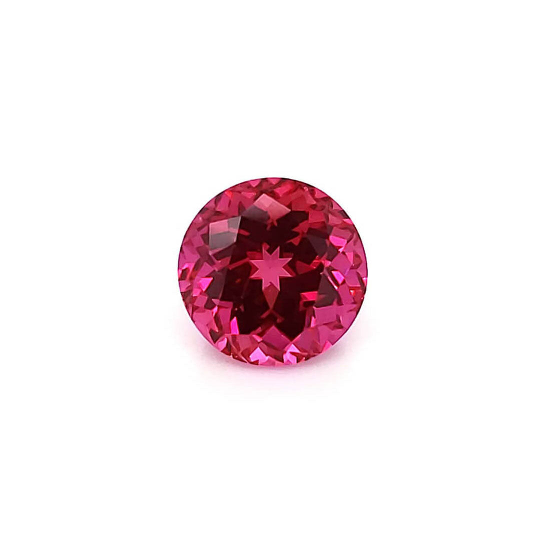 Pink Metas Round Cut Chatham Dark Pink Sapphire - For Build Your Own Pieces ...