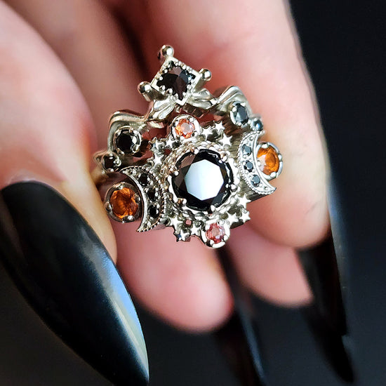 Rectangle Onyx Ring Carved Silver Black Stone Men Gemstone Engagement  Jewelry | eBay
