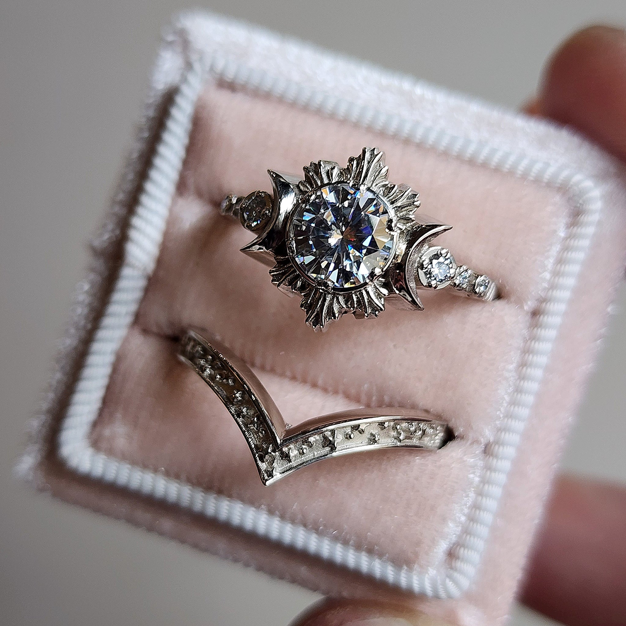 Moon Rings – Swank Metalsmithing