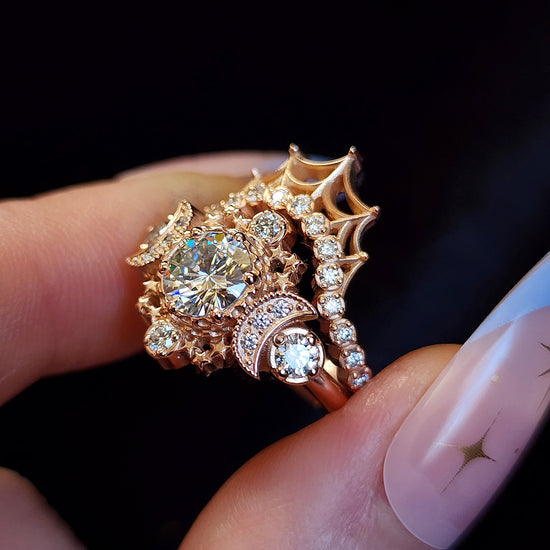 Buy Divine Rose Gold Diamond Ring 18 KT rose gold (3.584 gm). | Online By  Giriraj Jewellers