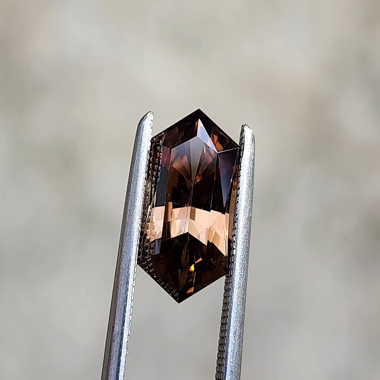 Load image into Gallery viewer, 2.48ct Natural Champagne Zircon Elongated Hexagon
