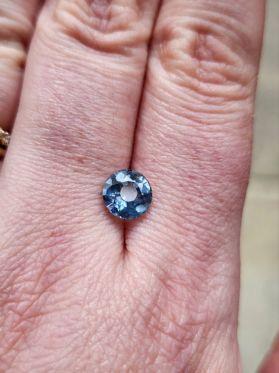 1.92 Natural Round Blue Montana Sapphire Unheated