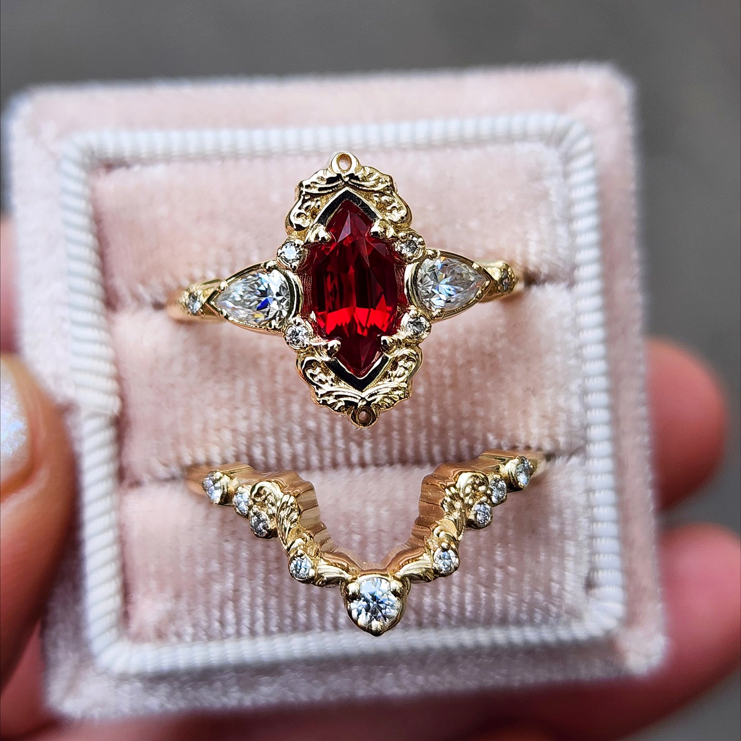 Ruby wedding ring sets 60 photos - Astyledwedding.com