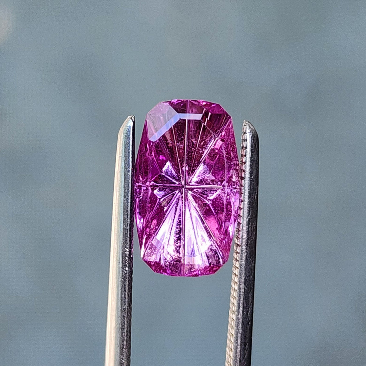 1.69ct Natural Pink Sapphire Cushion- StarBrite Cut by John Dyer ...