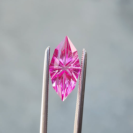 2.17ct Lab Pink Sapphire Fantasy Cut by Brett Kosnar