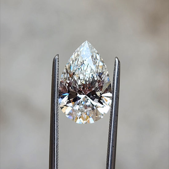 3.06ct Pear Lab Diamond F/VVS2