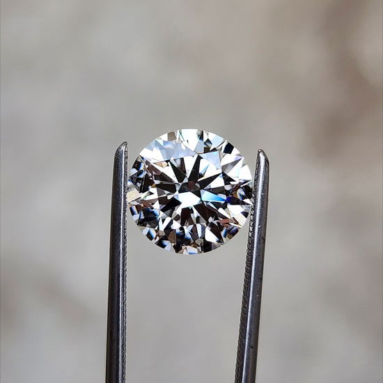 2.54ct Round Brilliant Cut Lab Diamond I/VVS2