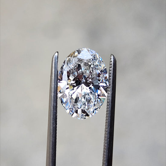 1.88ct Oval Lab Diamond E/VVS2