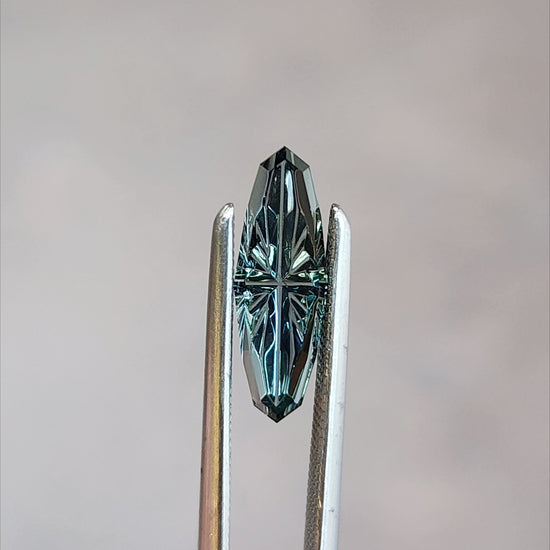 1.22ct Color Change Kenyan Sapphire Marquise Fantasy Cut by Brett Kosnar