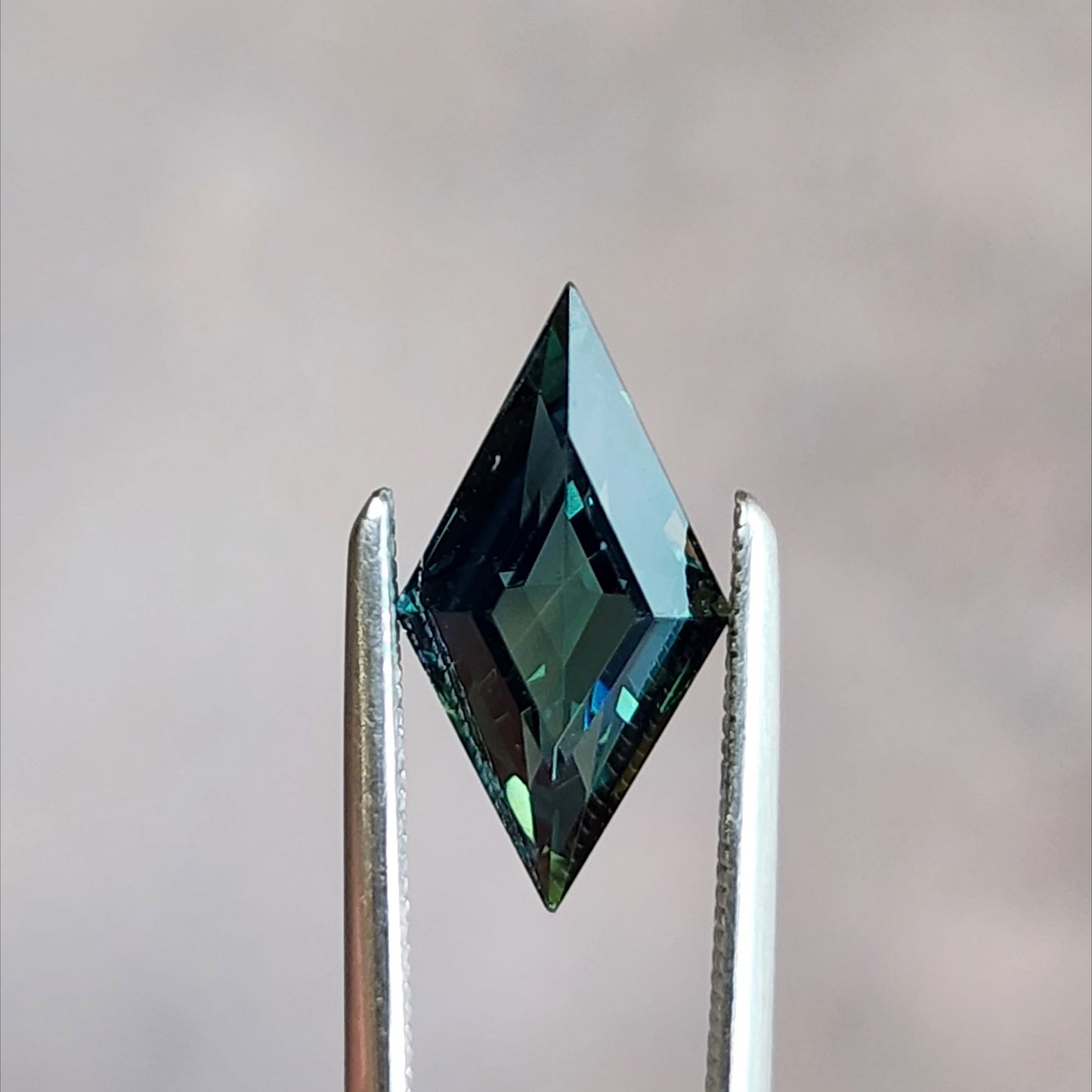 1.78ct Natural Green Australian Sapphire Lozenge