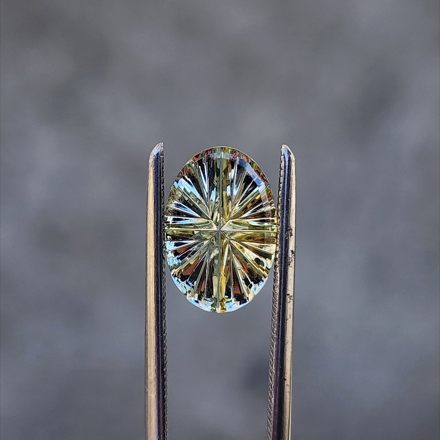 1.24ct Parti Montana Sapphire Oval Starbrite Cut by John Dyer