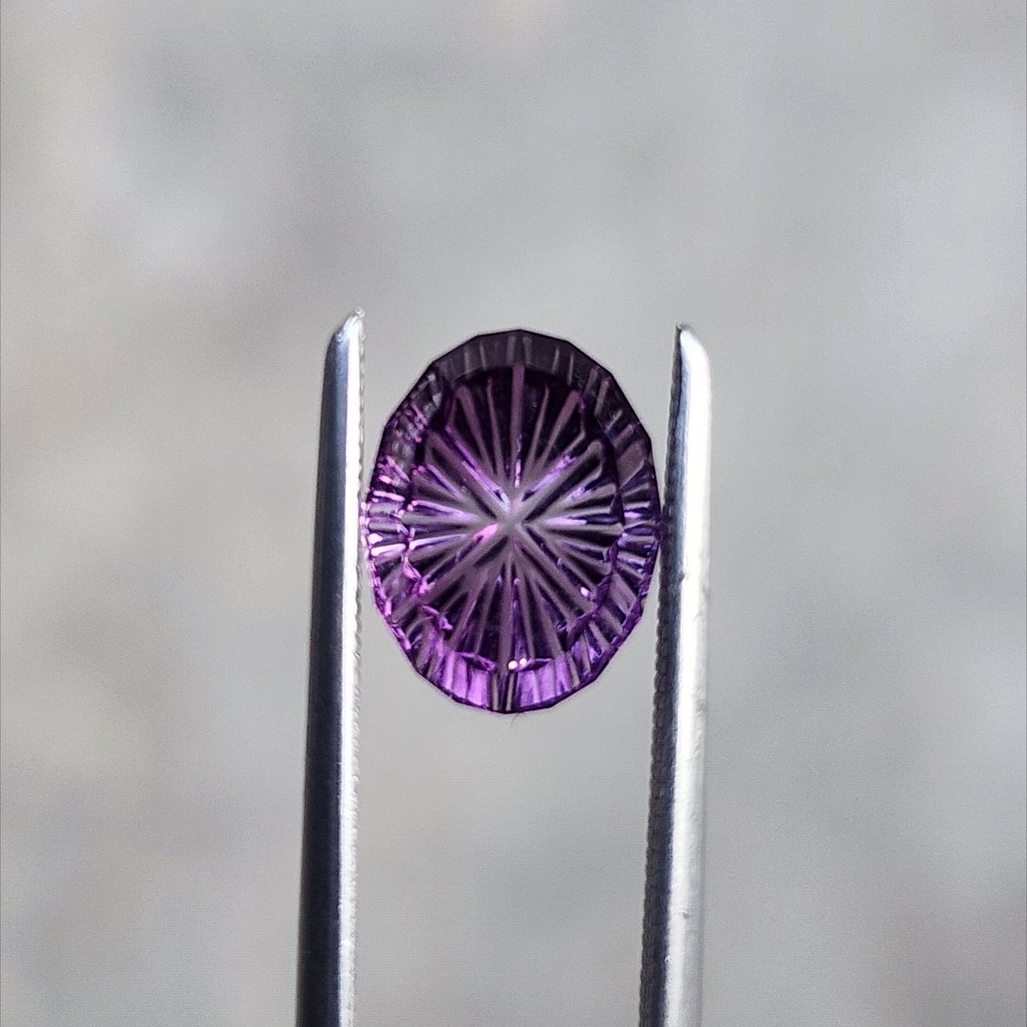 1.90ct Purple Amethyst Oval Fantasy Cut by Brett Kosnar