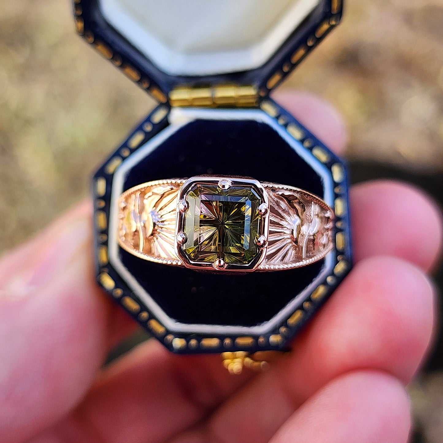 Forest Sprite with Bi-Color Radiant Starbrite Cut Tourmaline by John Dyer image 1