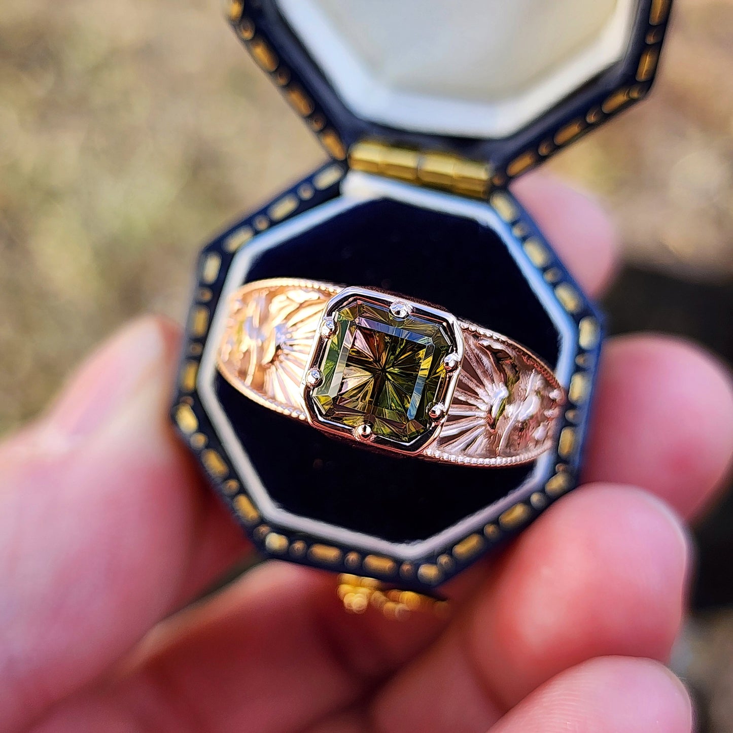 Forest Sprite with Bi-Color Radiant Starbrite Cut Tourmaline by John Dyer image 3