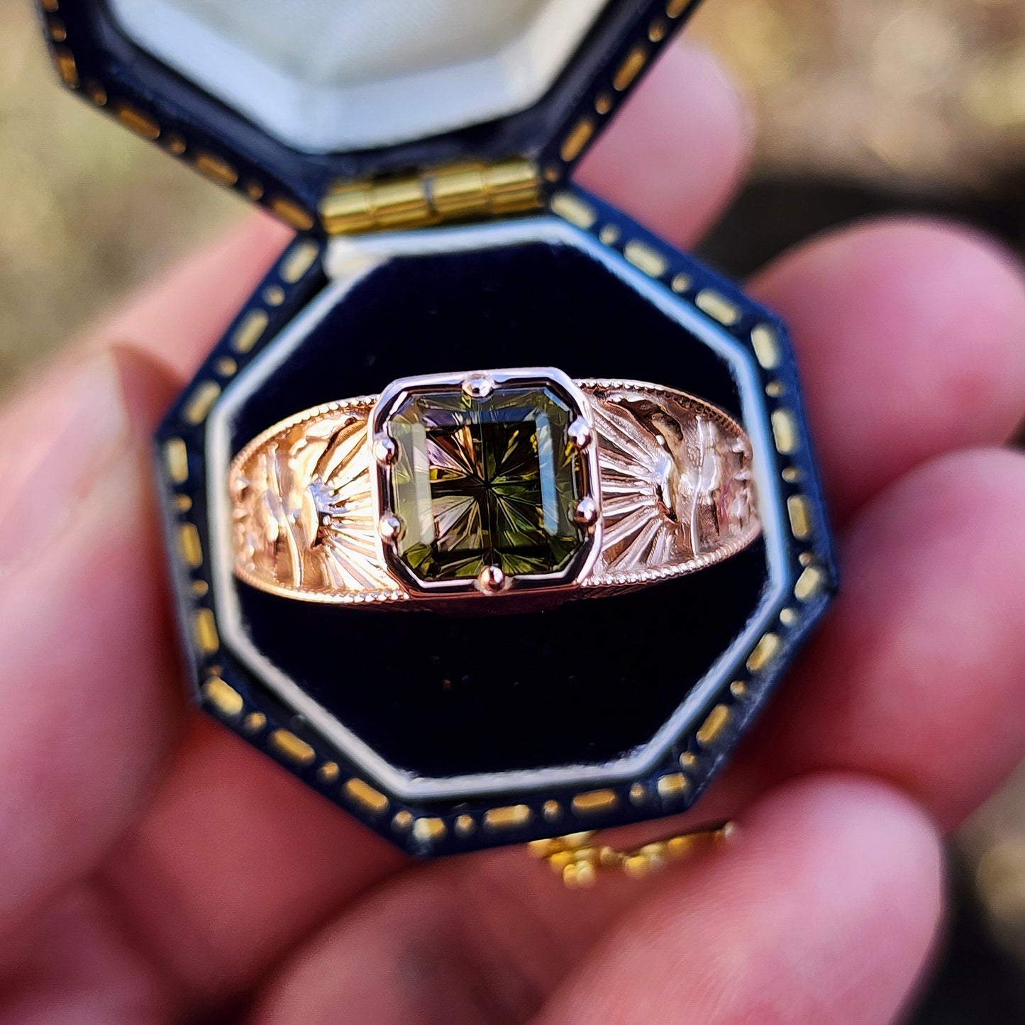 Forest Sprite with Bi-Color Radiant Starbrite Cut Tourmaline by John Dyer image 6