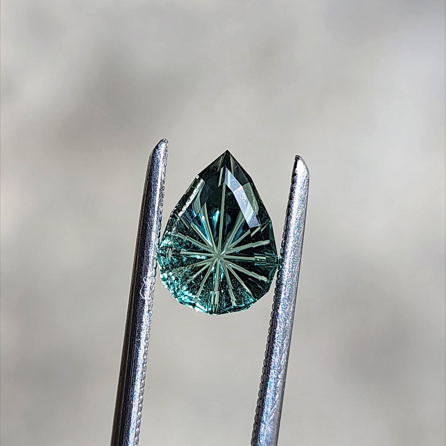 Fantasy Pear Cut Tourmaline Teal from Brazil