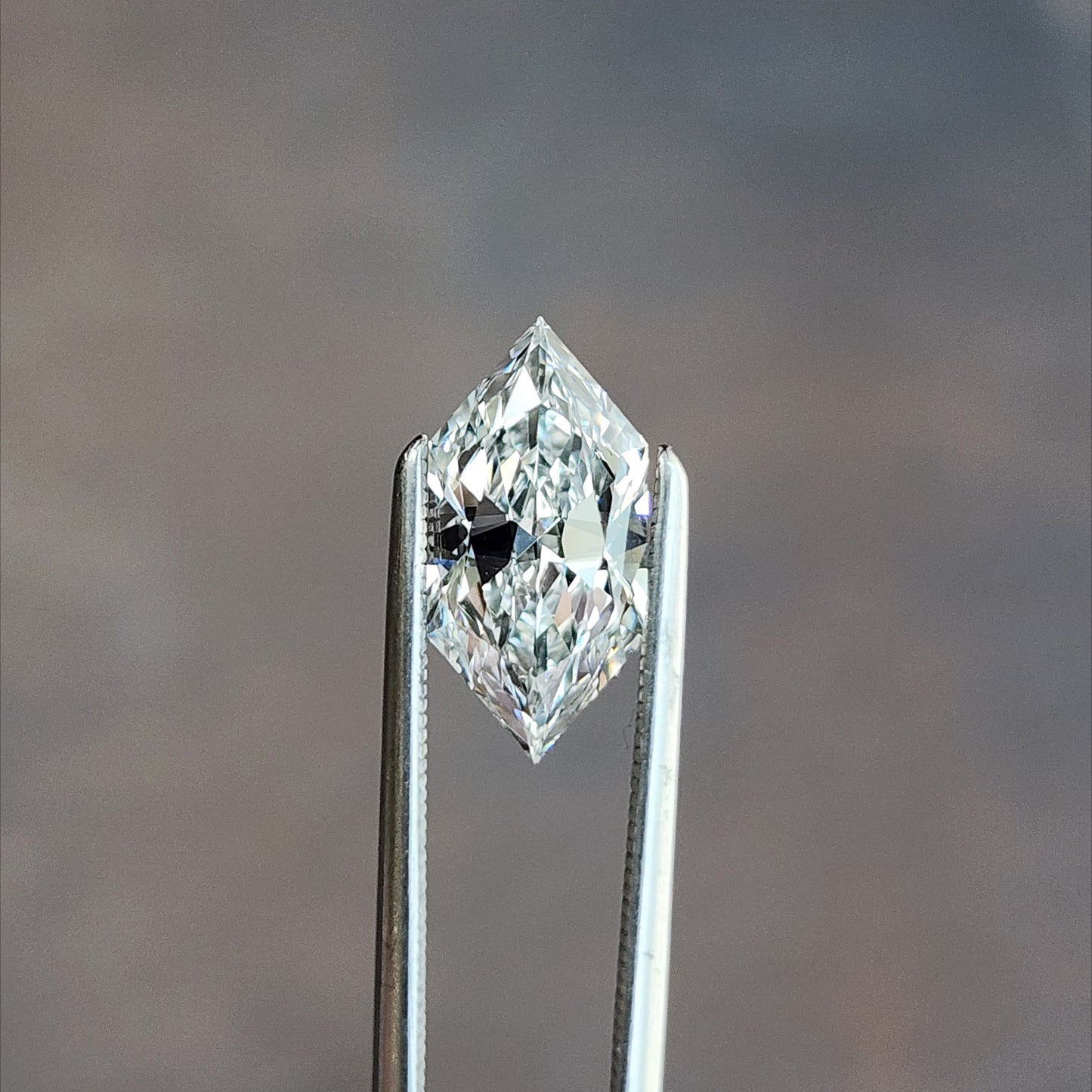 Duchess or Elongated Hexagon Lab Diamond Faceted Cut