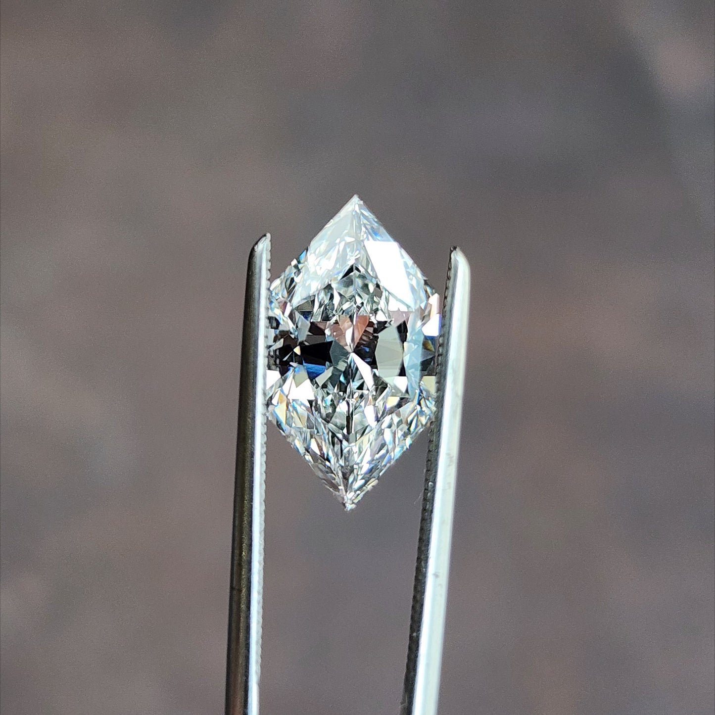 Duchess or Elongated Hexagon Lab Diamond Faceted Cut