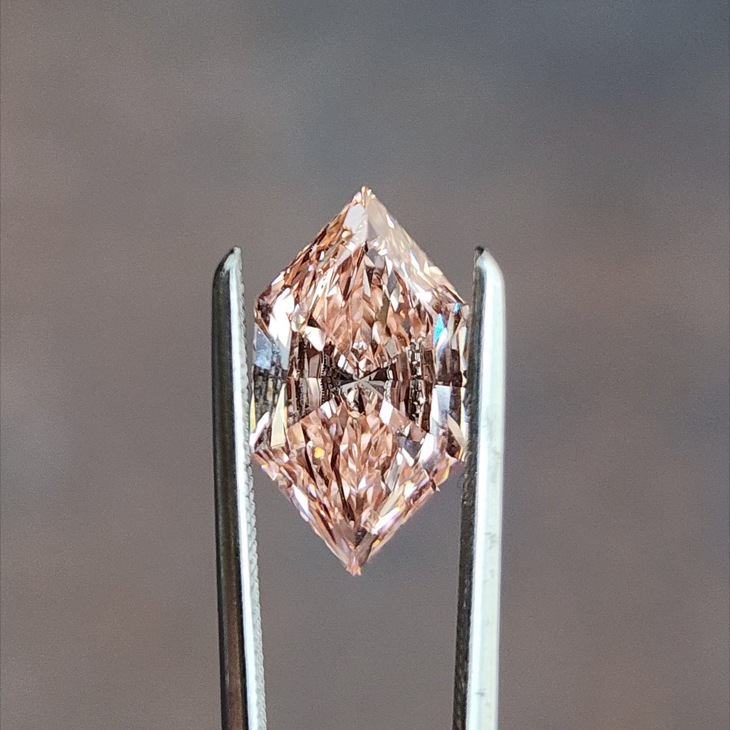 Fancy Vivid Pink Lab Diamond Duchess Cut