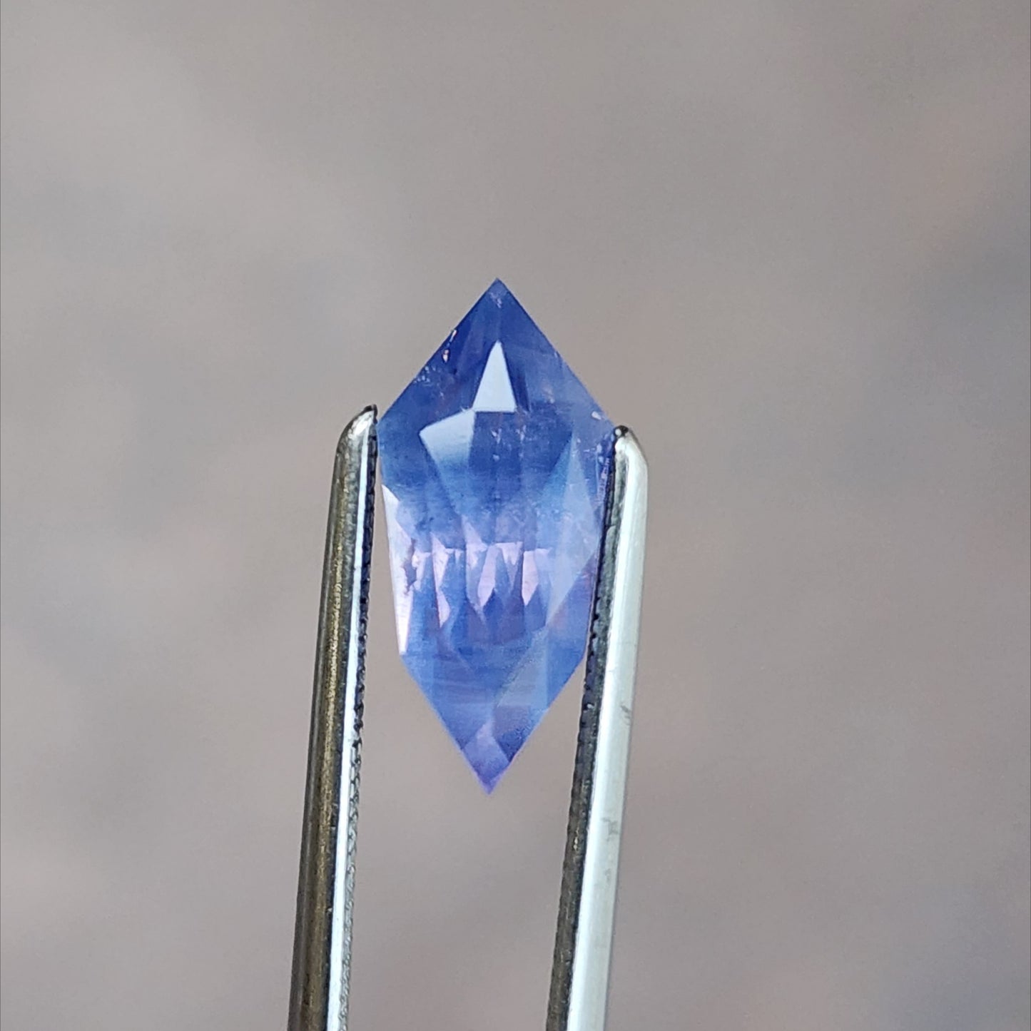 natural blue shield sapphire from Sri Lanka