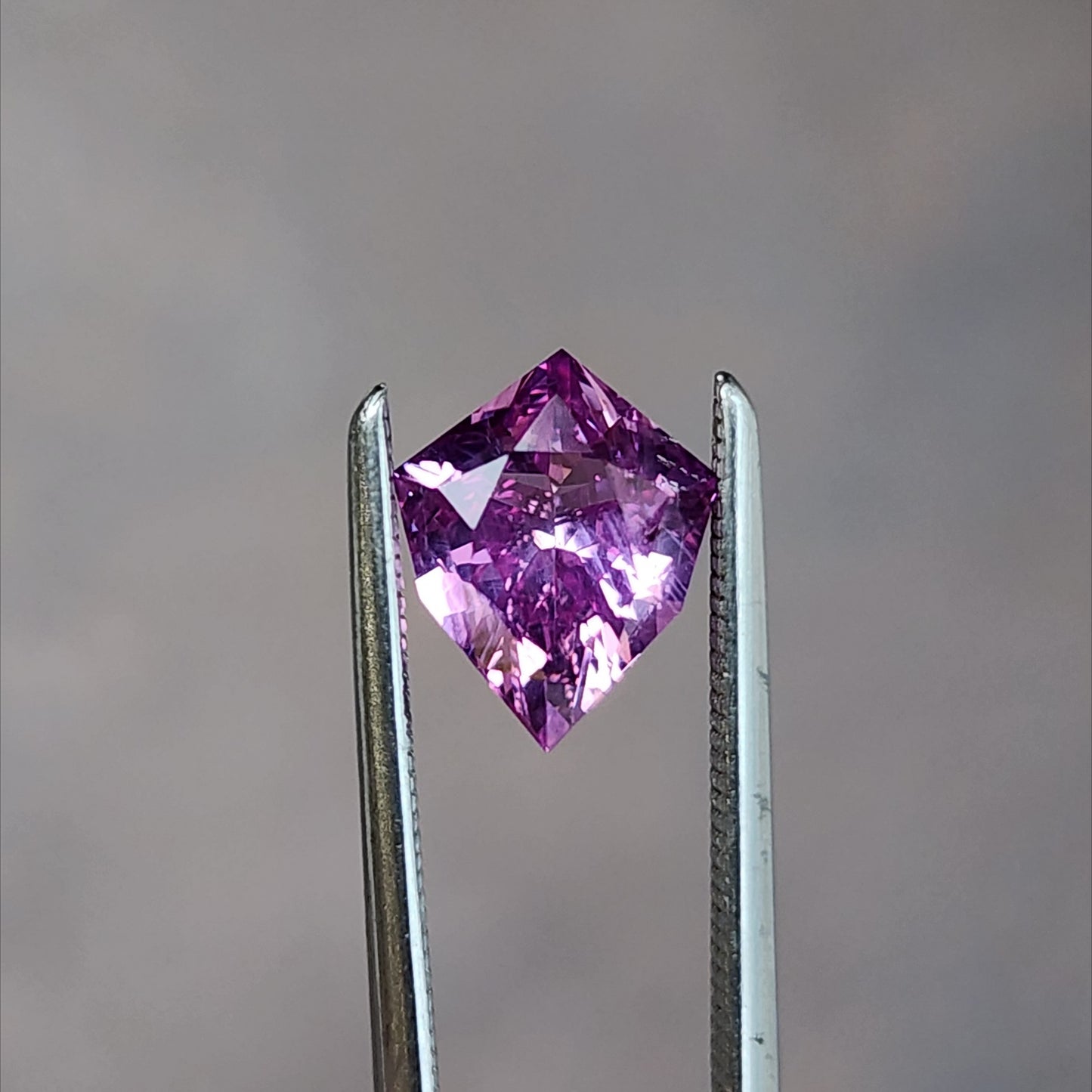  natural pink shield sapphire from Sri Lanka