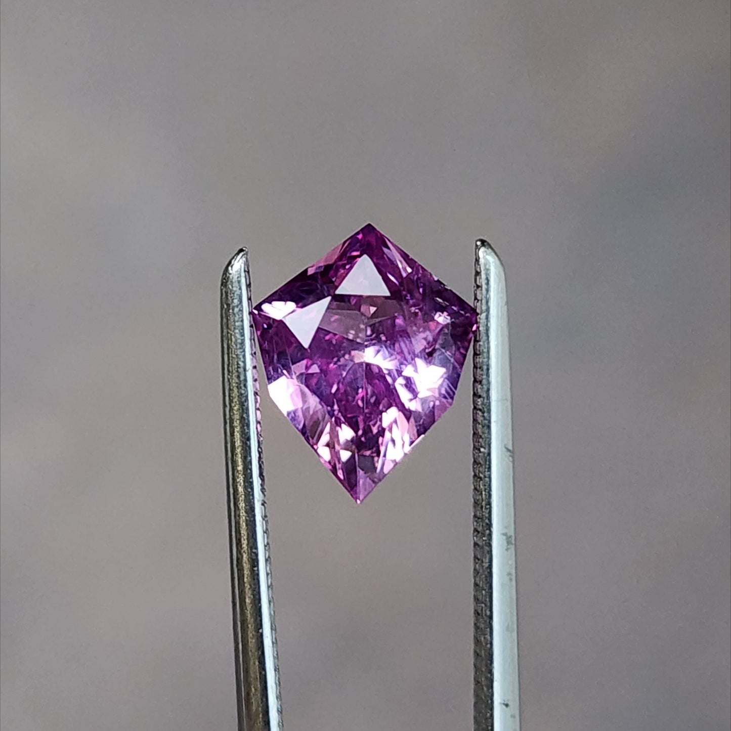 natural pink shield sapphire from Sri Lanka