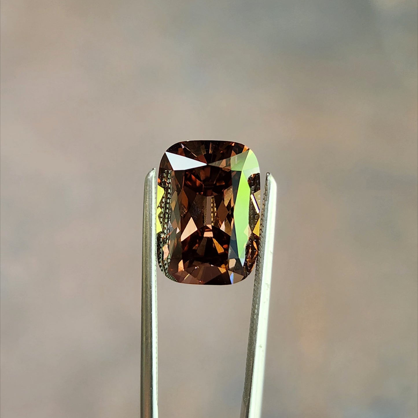 4.01ct Lab Diamond Champagne Fancy Brown Old Mine Cut VVS2