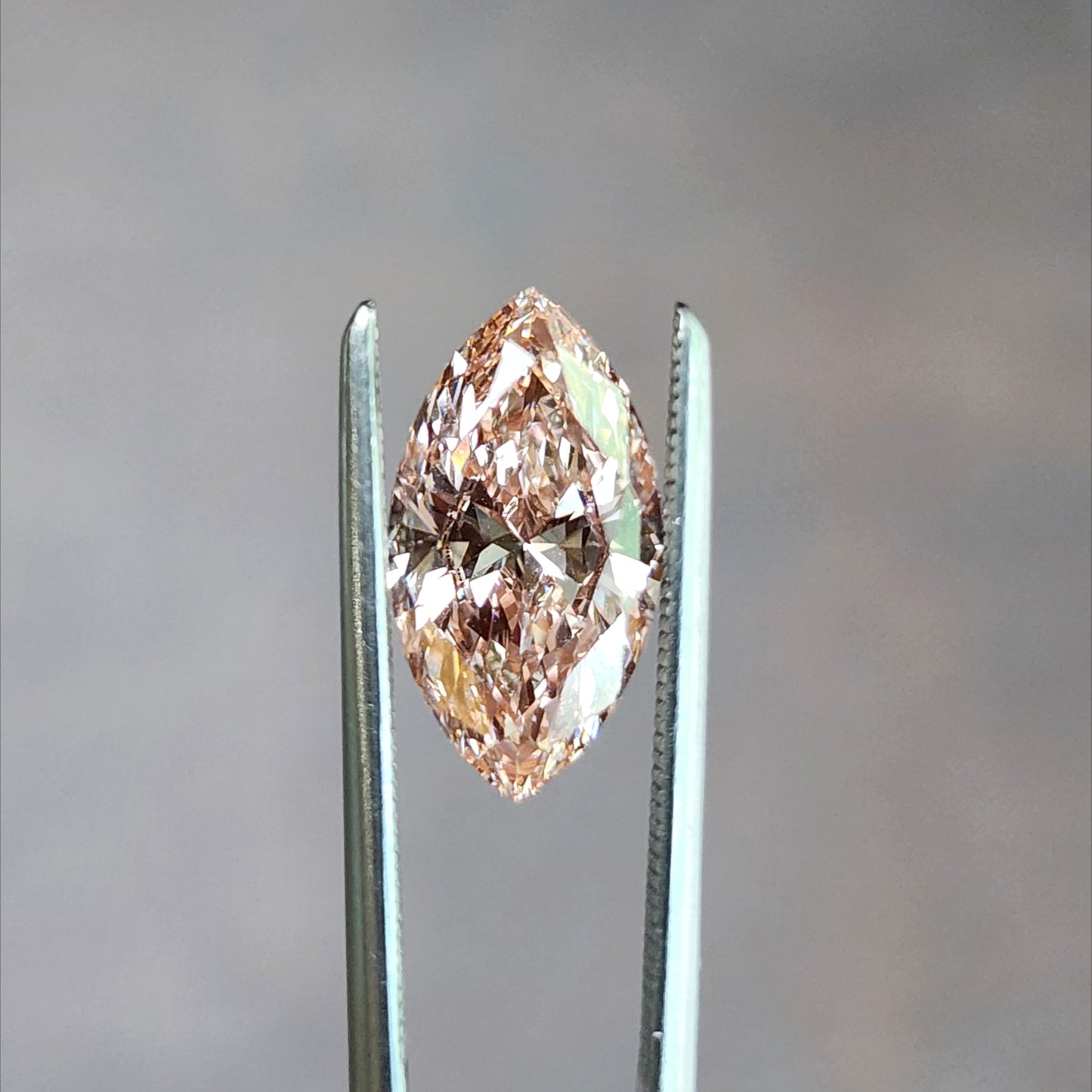 2.01ct Lab Diamond Fancy Vivid Pink Marquise VS1