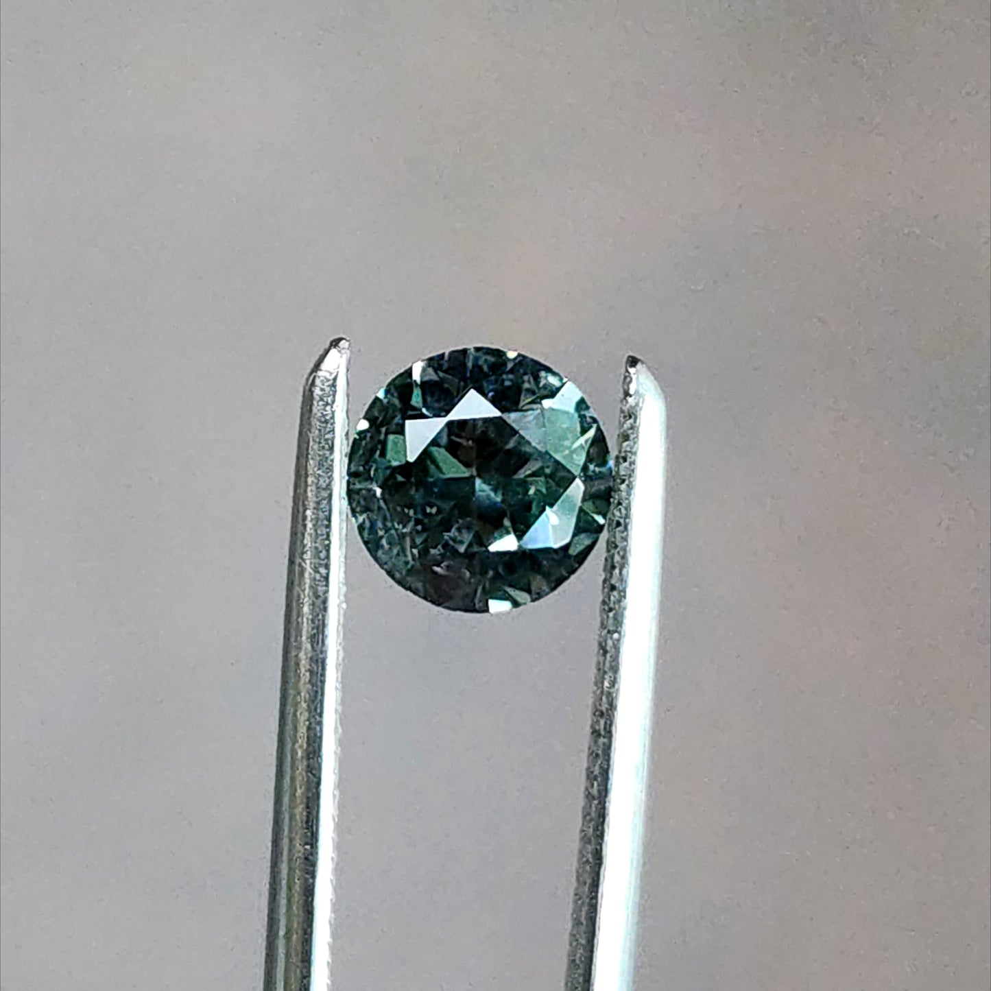 .68ct Natural Montana Sapphire Blue Green Round
