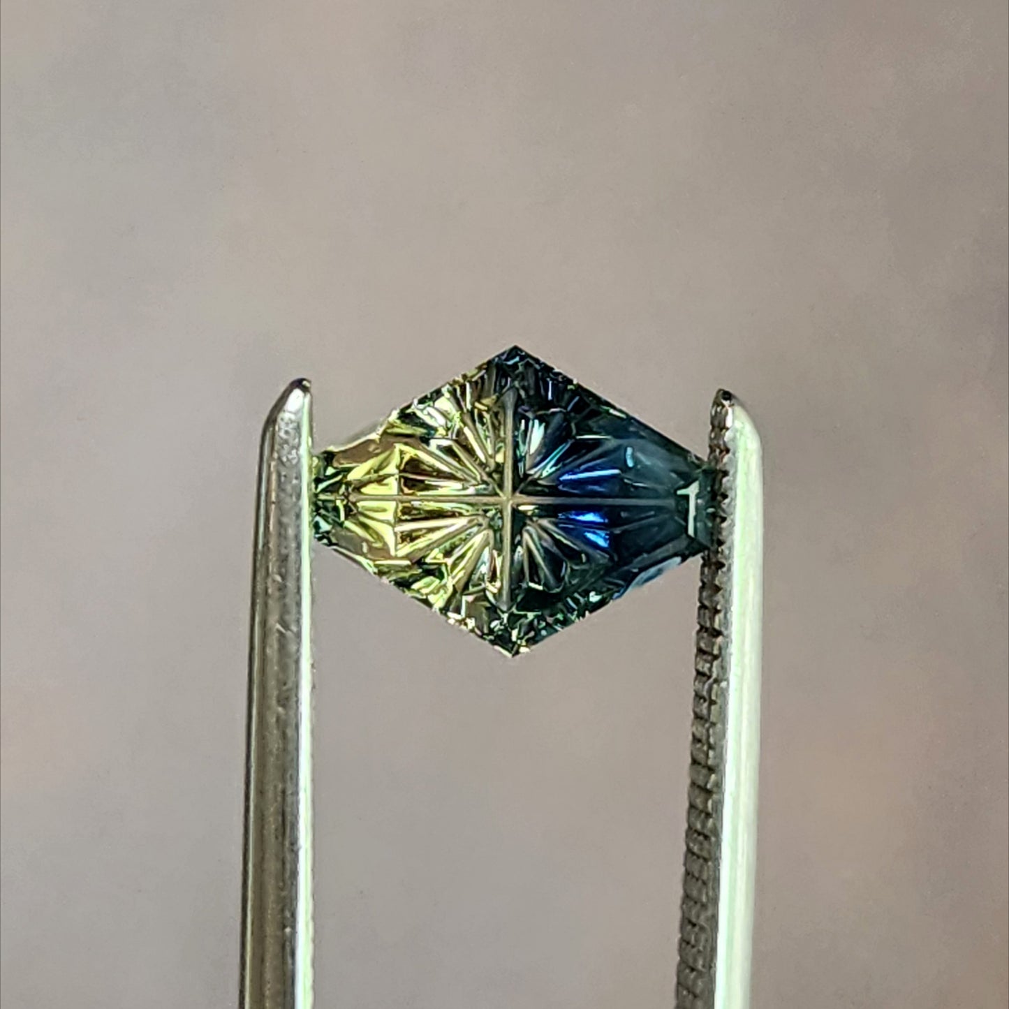 .75ct Natural Australian Parti Sapphire Kite Fantasy Cut