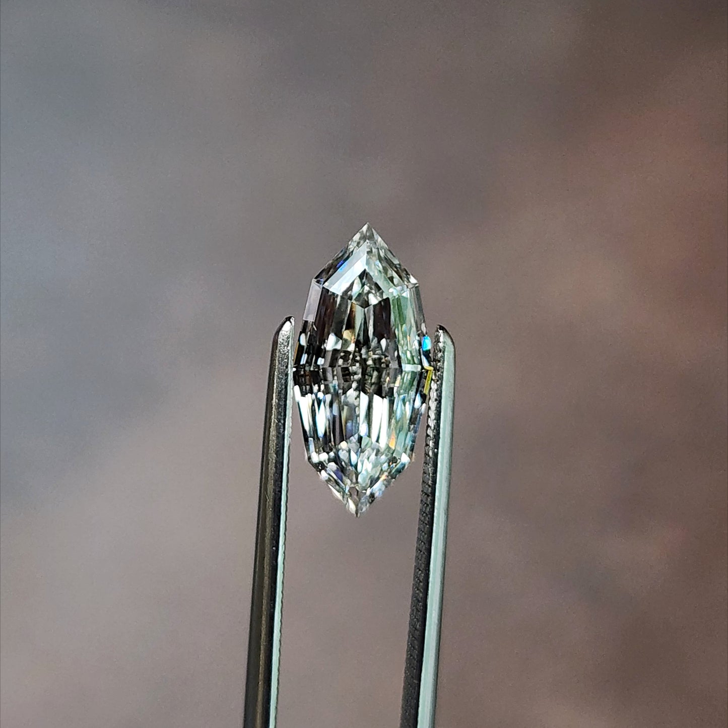 1.52ct Marquise Step Cut Lab Diamond F/VS1