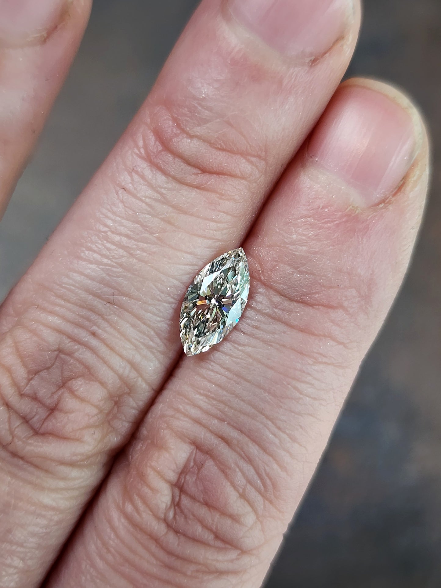 1.34ct Marquise Lab Diamond G/VVS2