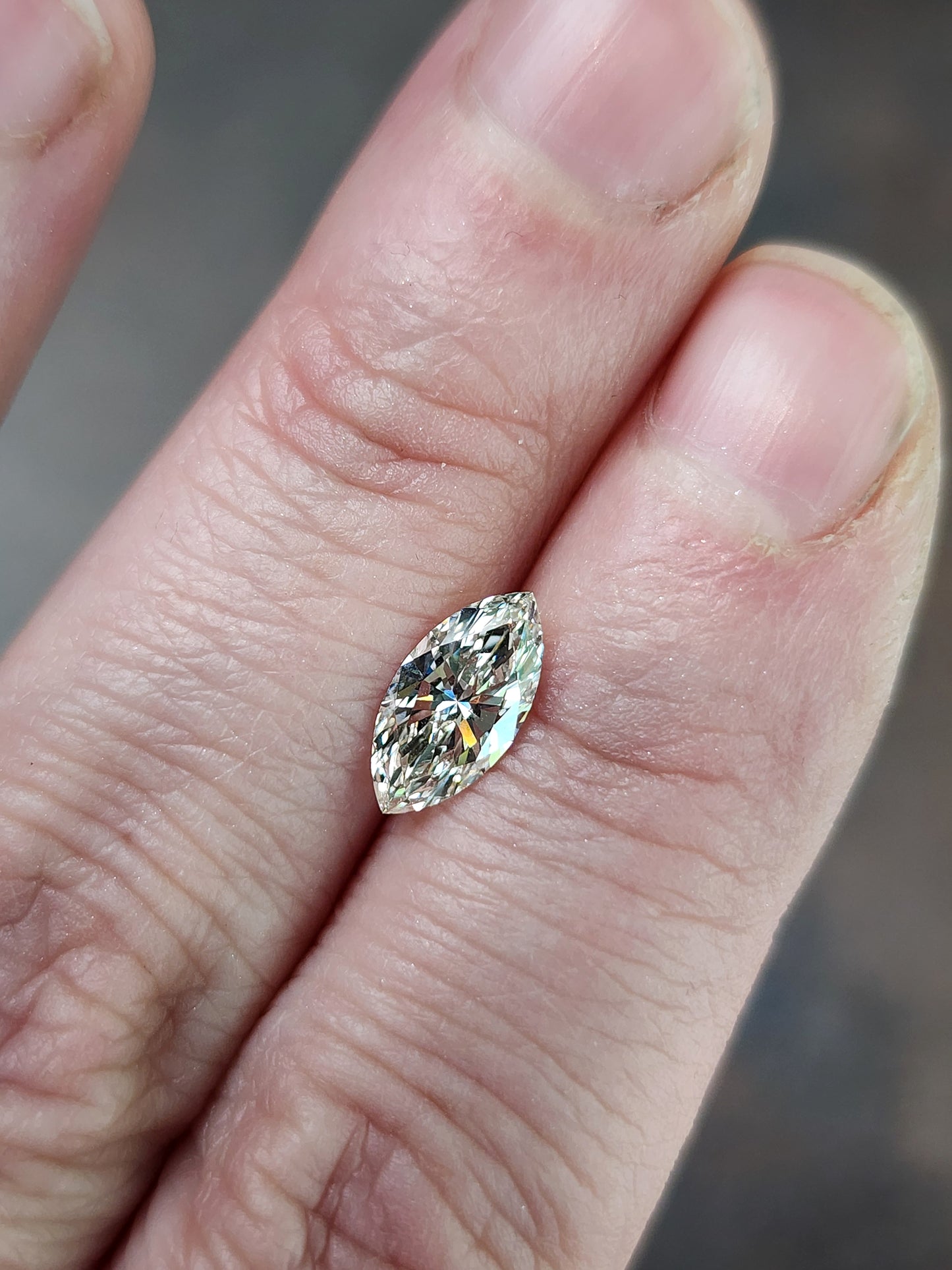 1.05ct Marquise Lab Diamond H/VVS2