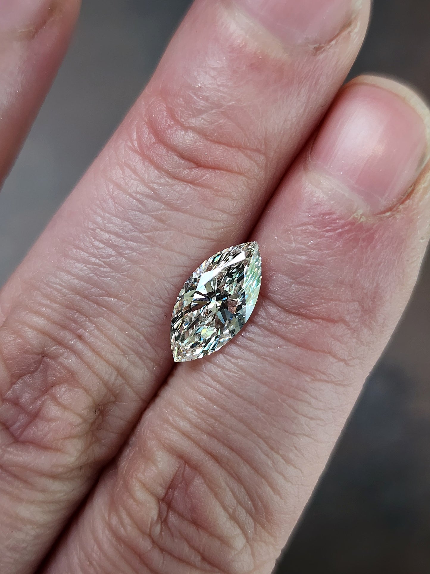 1.88ct Marquise Lab Diamond H/VVS2