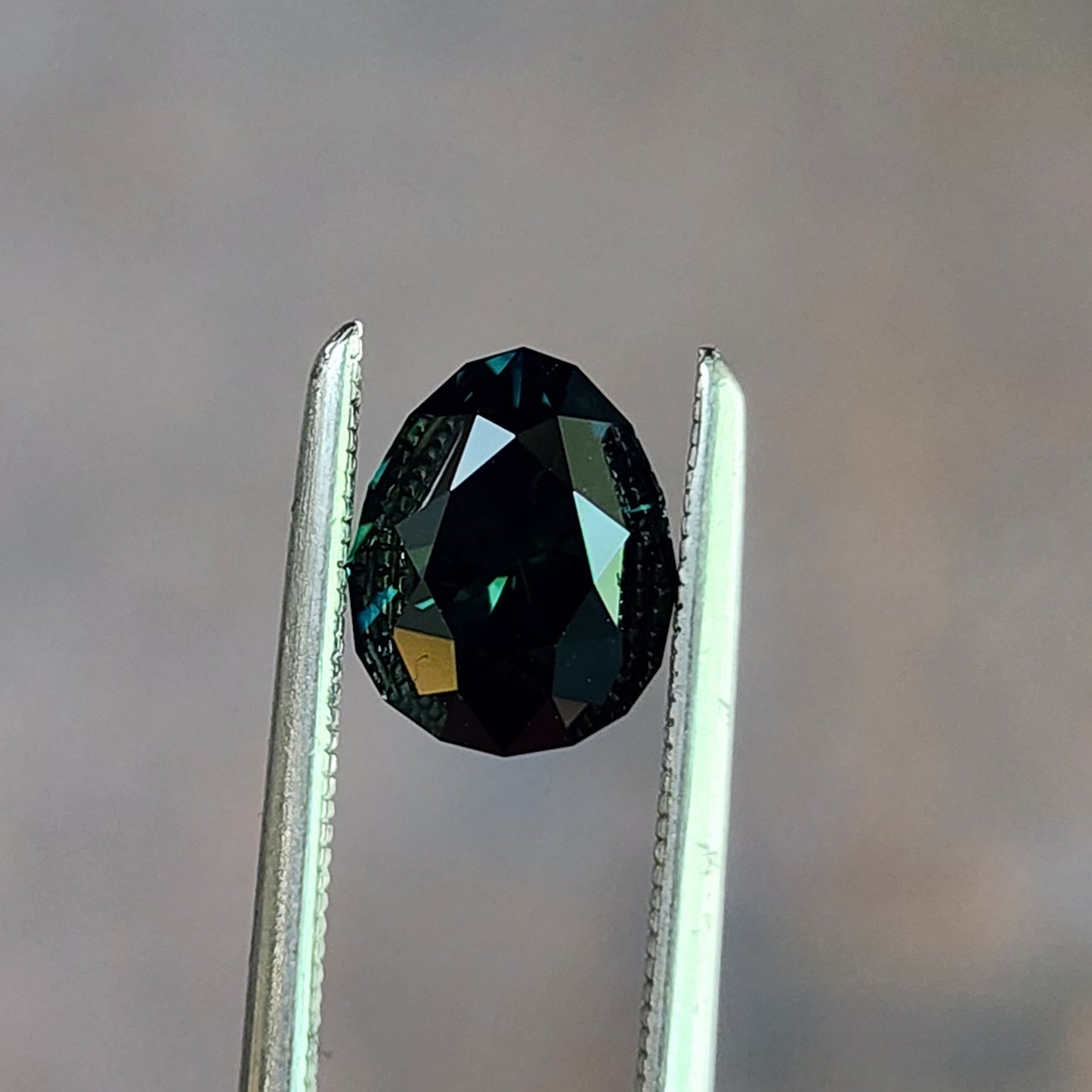 1.38ct Natural Australian Sapphire Egg Avocado Cut