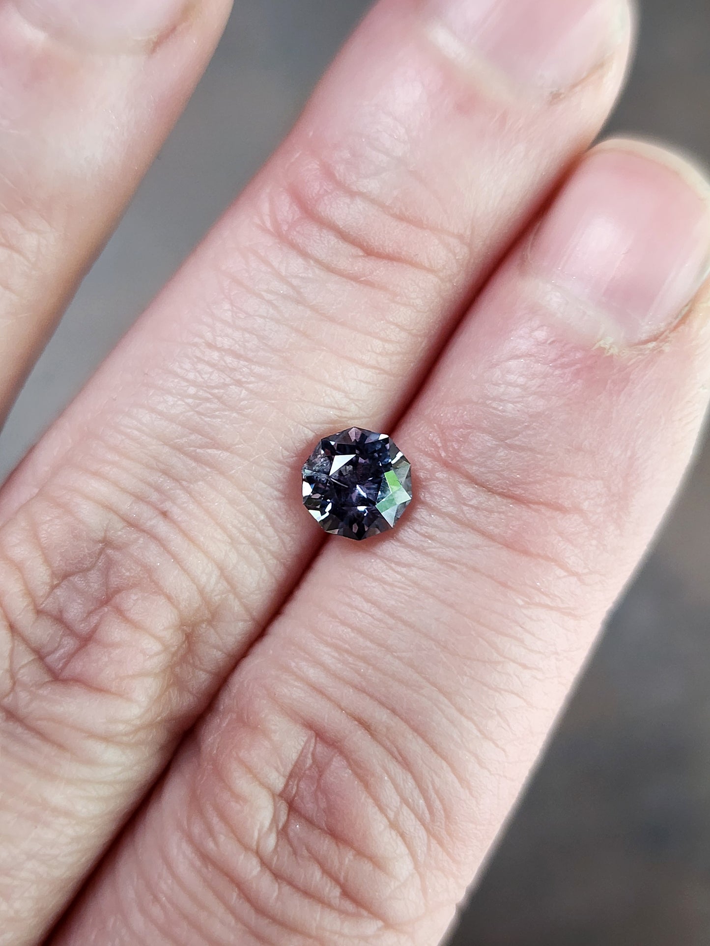 1.40ct Natural Montana Color Change Sapphire Round Cut