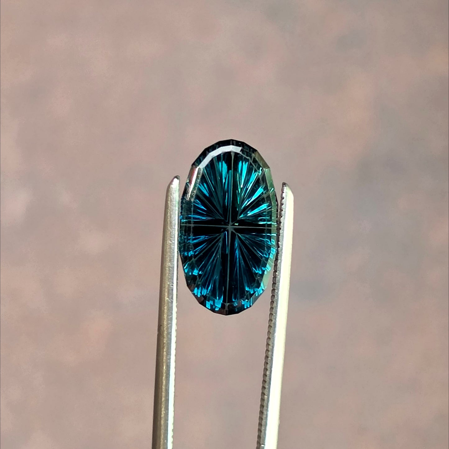 2.04ct Parti Natural Australian Sapphire Starbrite Oval Cut by John Dyer