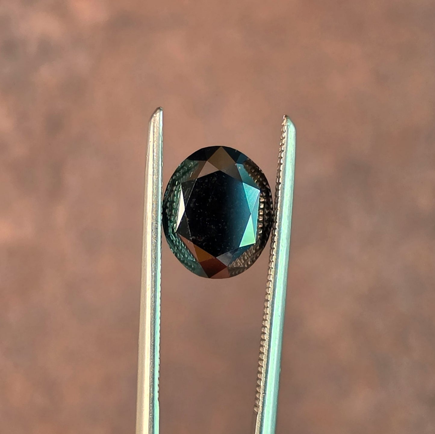 1.92ct Natural Black Diamond Oval with Report