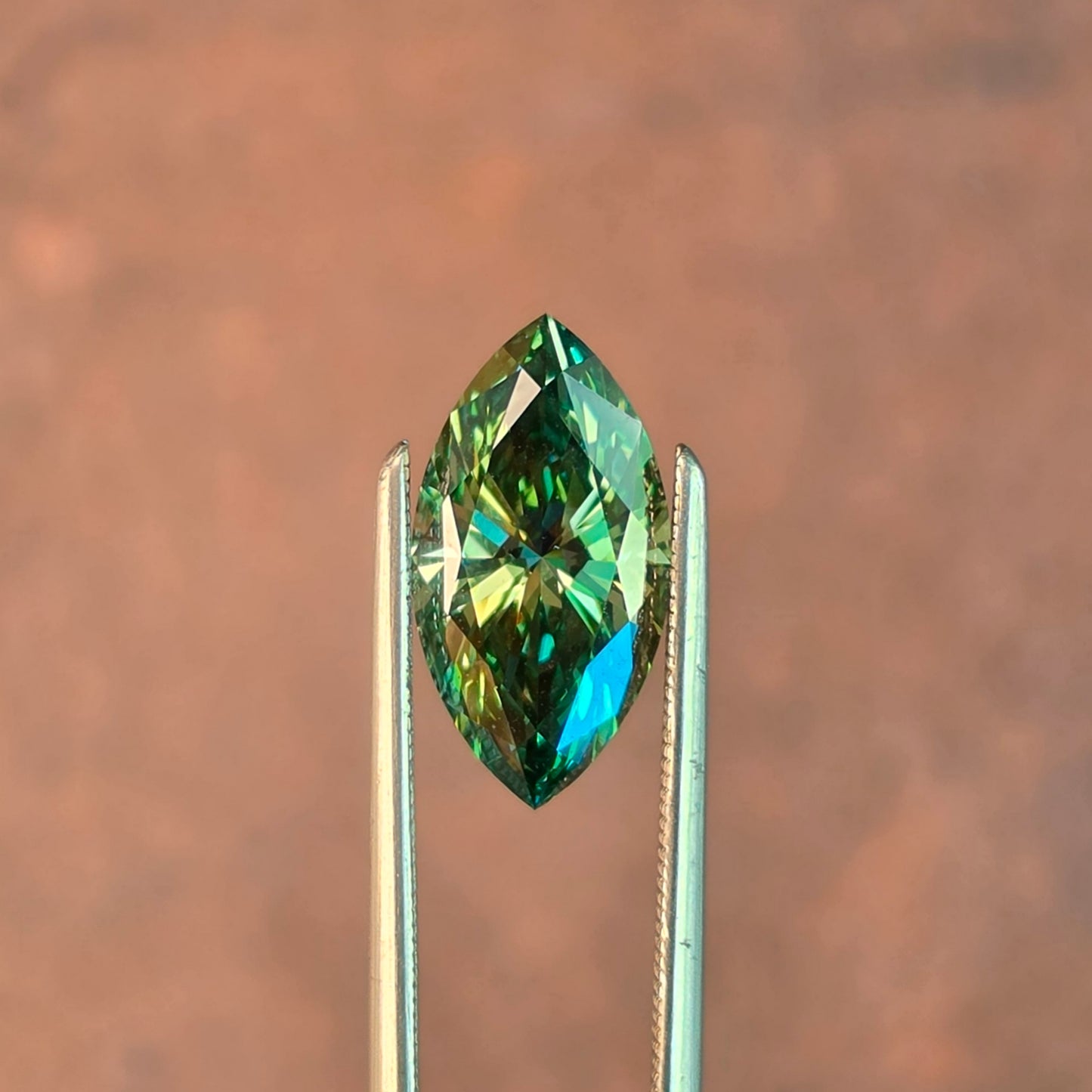 2.52ct Marquise Green Lab Diamond VVS2