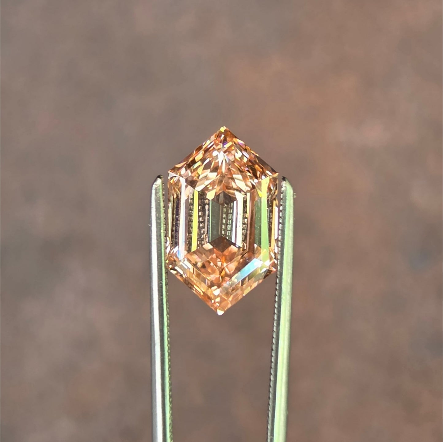 3.10ct Pink Step Cut Duchess Lab Diamond VVS2